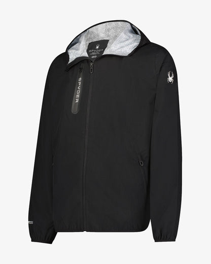 Men's Mountain Mist Rain Jacket - Black | Spyder Jackets