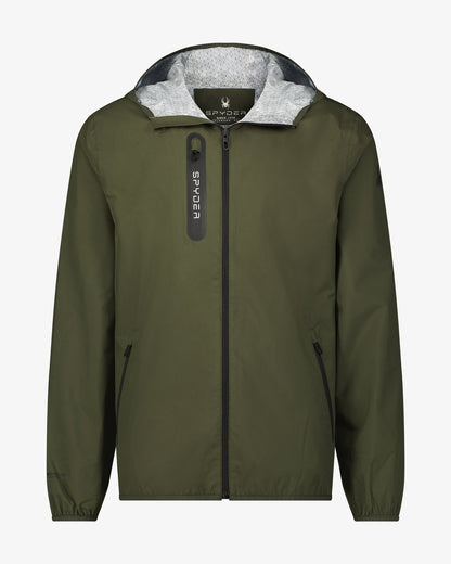 Men's Mountain Mist Rain Jacket - Olive | Spyder Jackets
