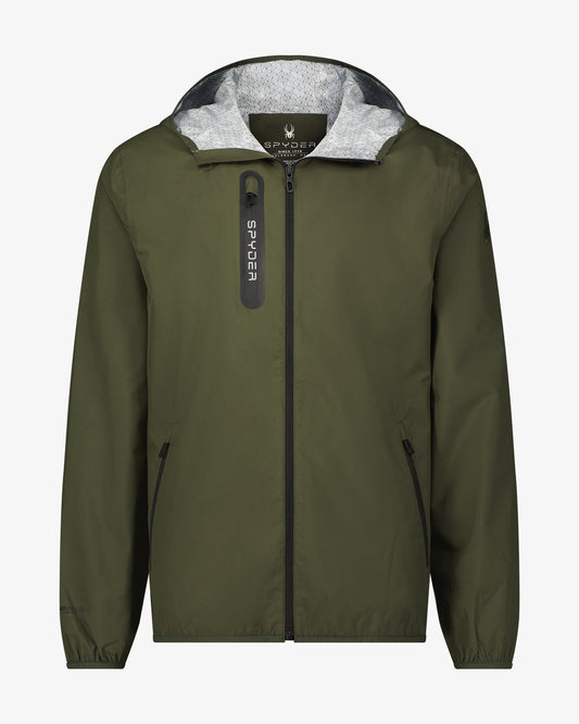 Men's Mountain Mist Rain Jacket - Olive | Spyder Jackets