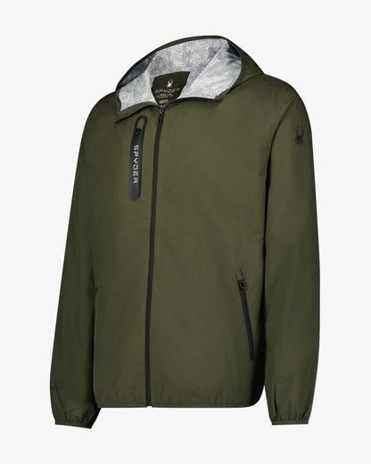 Men's Mountain Mist Rain Jacket - Olive | Spyder Jackets
