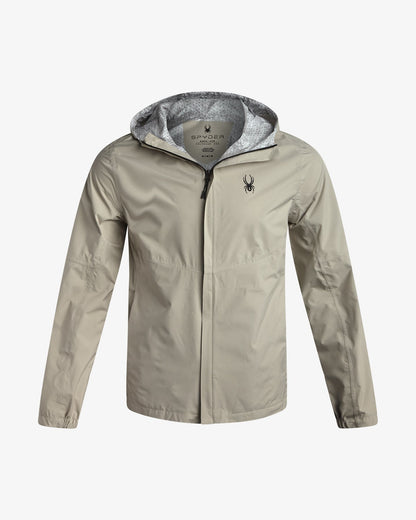 Men's Cloudy Day Rain Jacket - Stone | Spyder Jackets