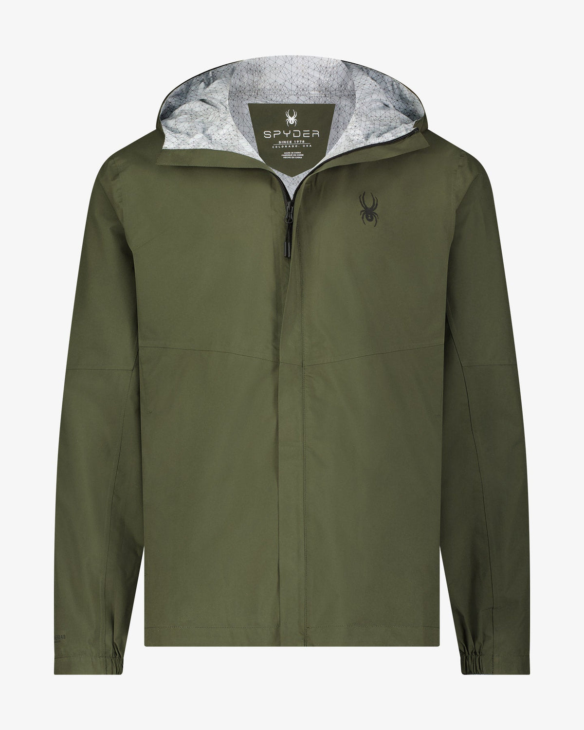 Men's Cloudy Day Rain Jacket - Olive | Spyder Jackets