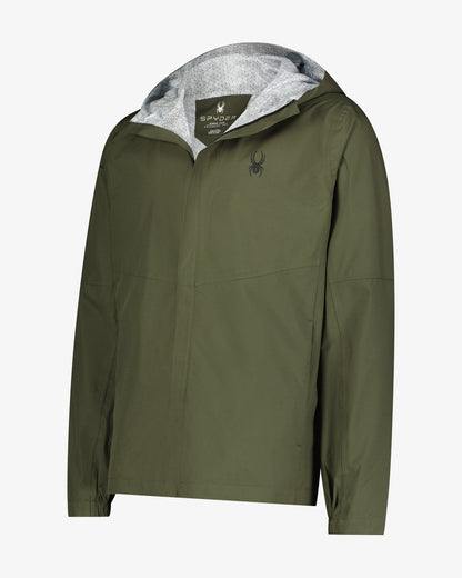 Men's Cloudy Day Rain Jacket - Olive | Spyder Jackets