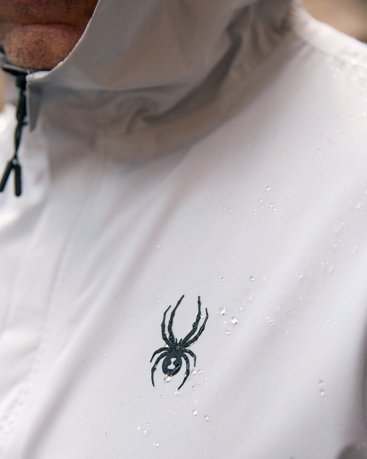 Men's Cloudy Day Rain Jacket - Pewter | Spyder Jackets