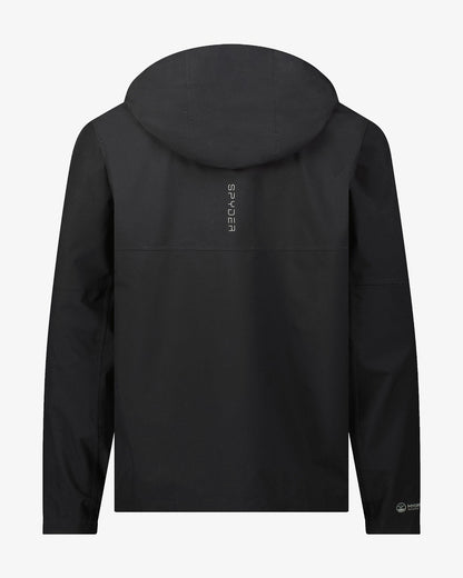 Men's Cloudy Day Rain Jacket - Black | Spyder Jackets