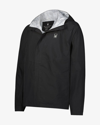 Men's Cloudy Day Rain Jacket - Black | Spyder Jackets