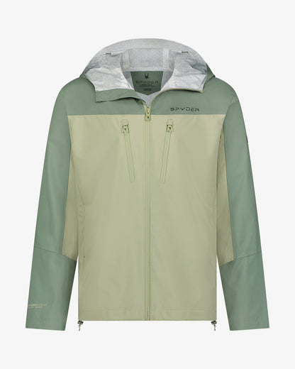 Men's Overcast Rain Jacket - Spruce Green | Spyder Jackets