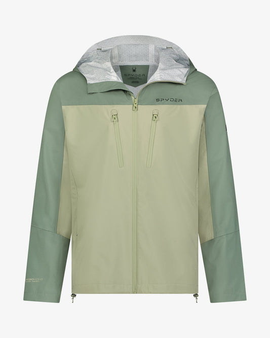 Men's Overcast Rain Jacket - Spruce Green | Spyder Jackets