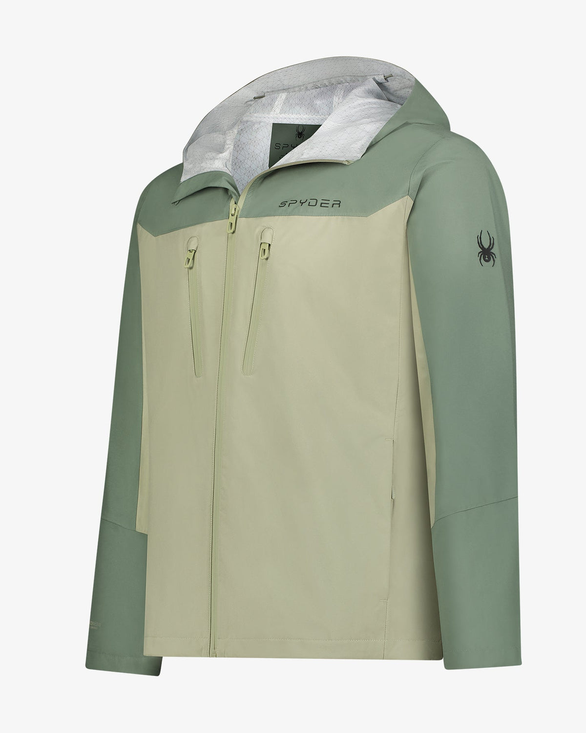 Men's Overcast Rain Jacket - Spruce Green | Spyder Jackets