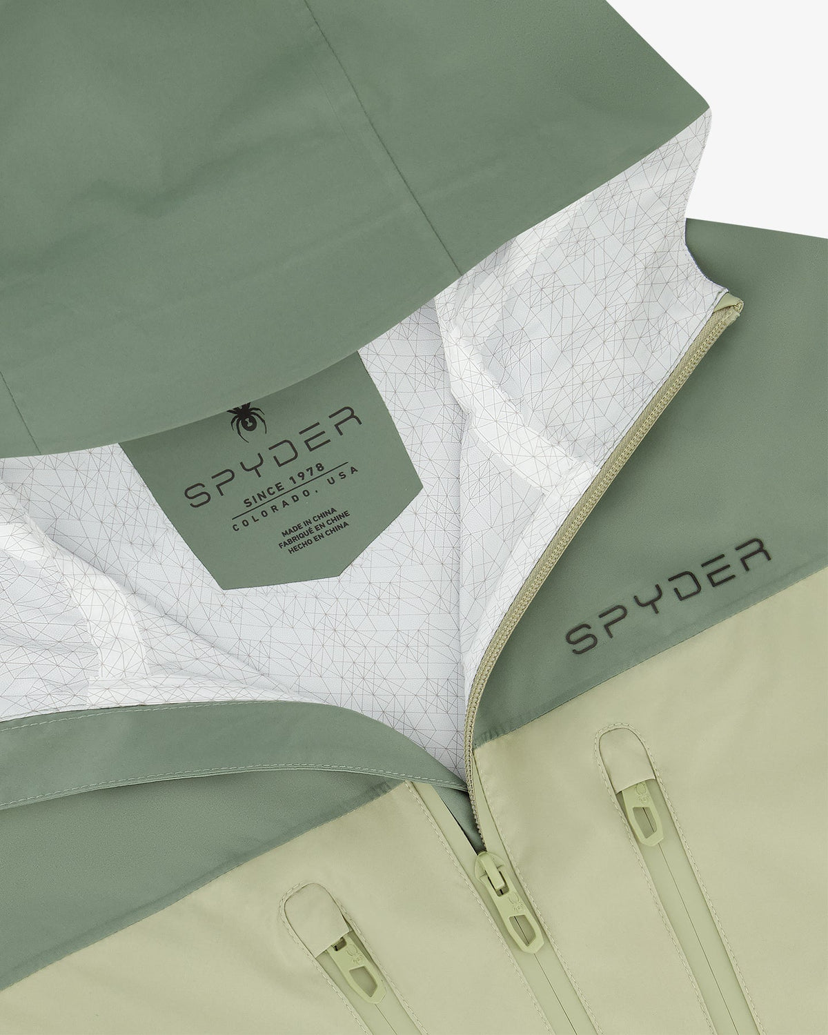 Men's Overcast Rain Jacket - Spruce Green | Spyder Jackets
