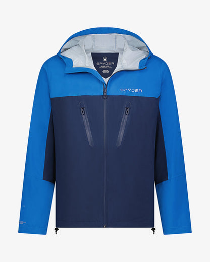 Men's Overcast Rain Jacket - Royal Blue | Spyder Jackets