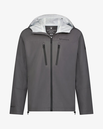 Men's Overcast Rain Jacket - Polar | Spyder Jackets