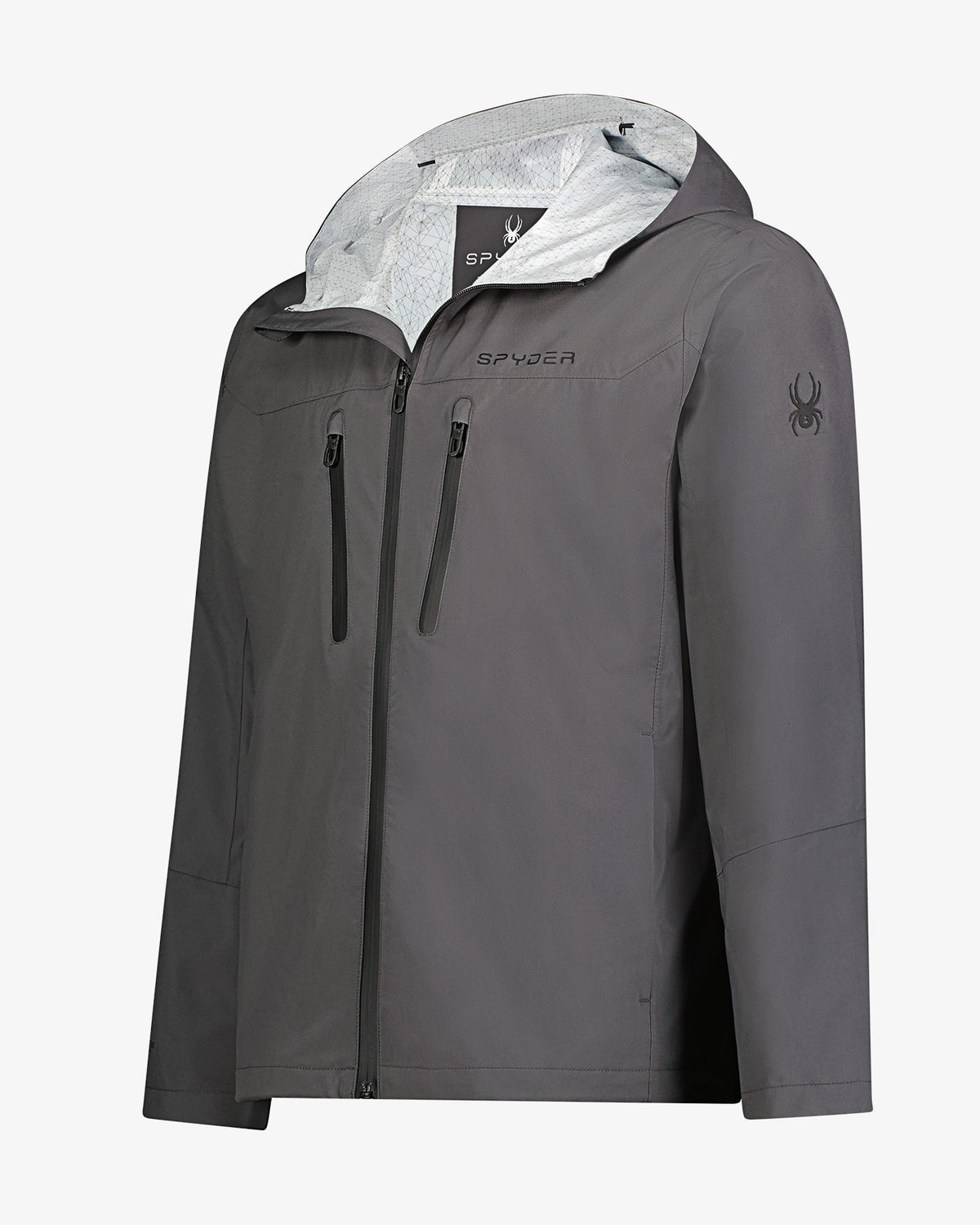 Men's Overcast Rain Jacket - Polar | Spyder Jackets