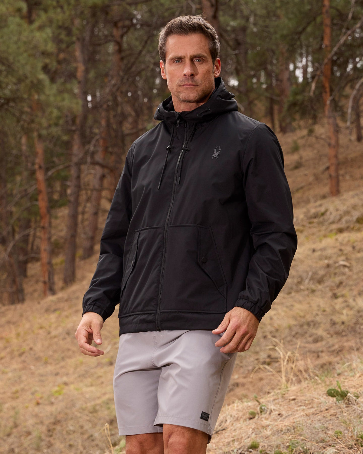 Men's Gale Windbreaker - Black | Spyder Jackets