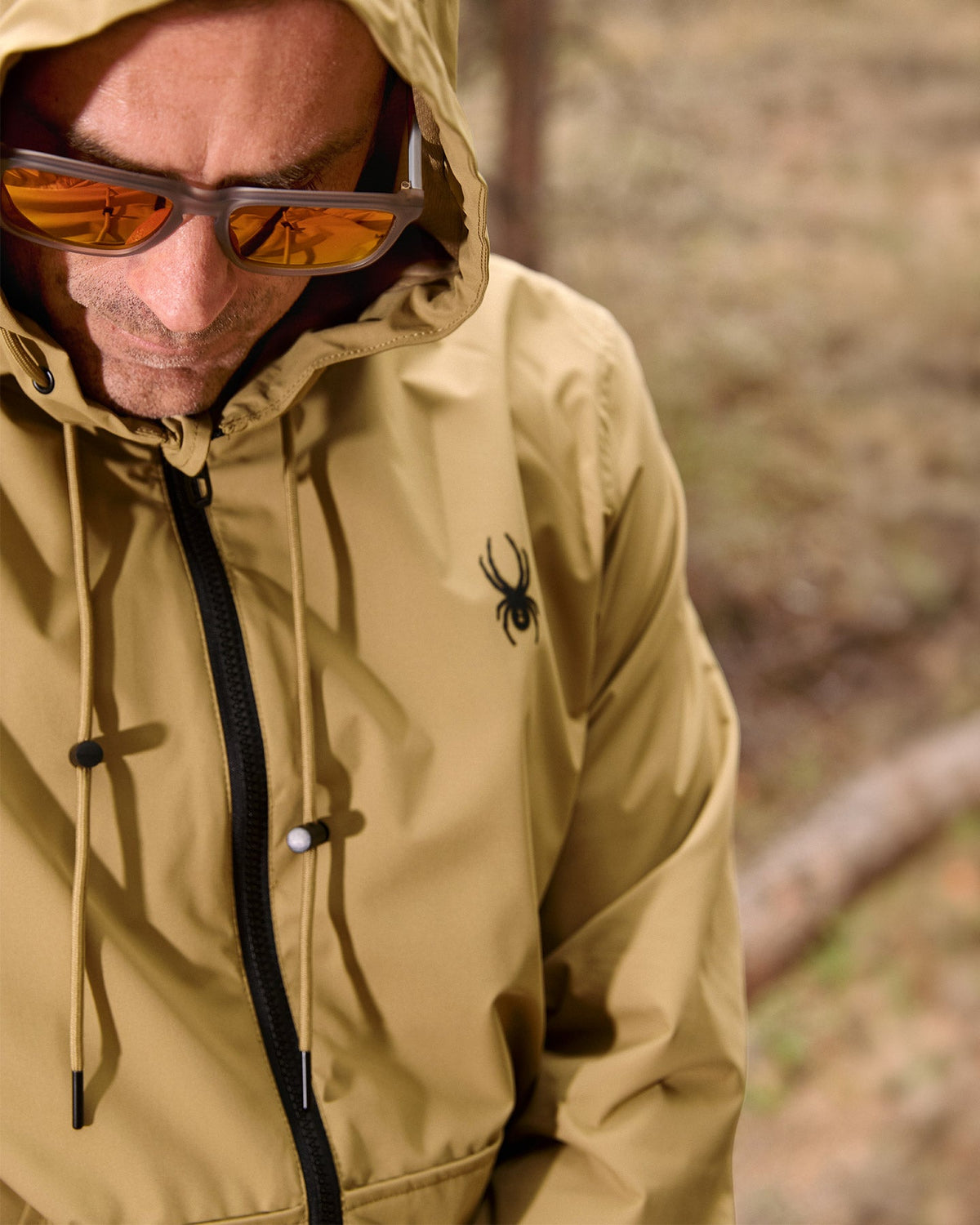 Men's Gale Windbreaker - Khaki | Spyder Jackets