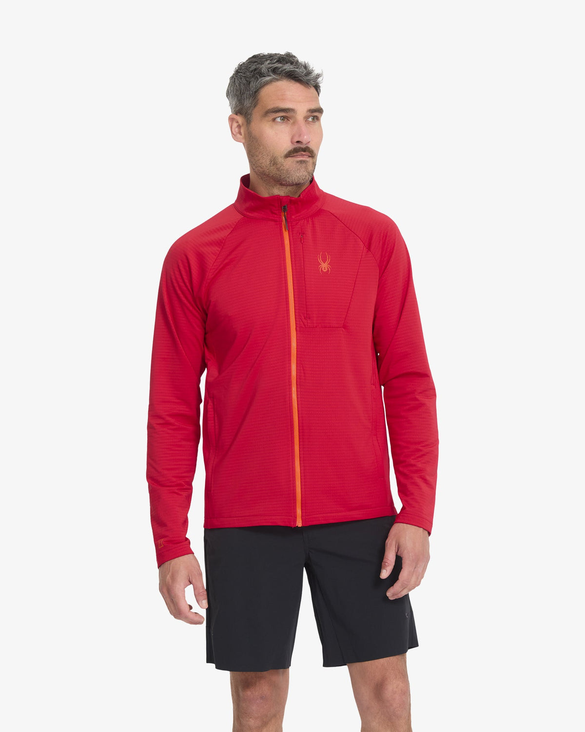 Men's GridWeb™ Fleece - Spyder Red | Spyder Jackets|Midlayers