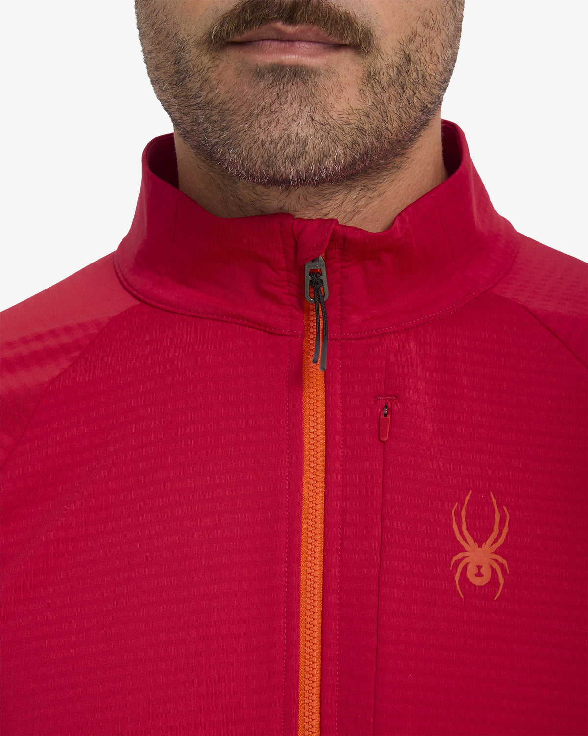 Men's GridWeb™ Fleece - Spyder Red | Spyder Jackets|Midlayers