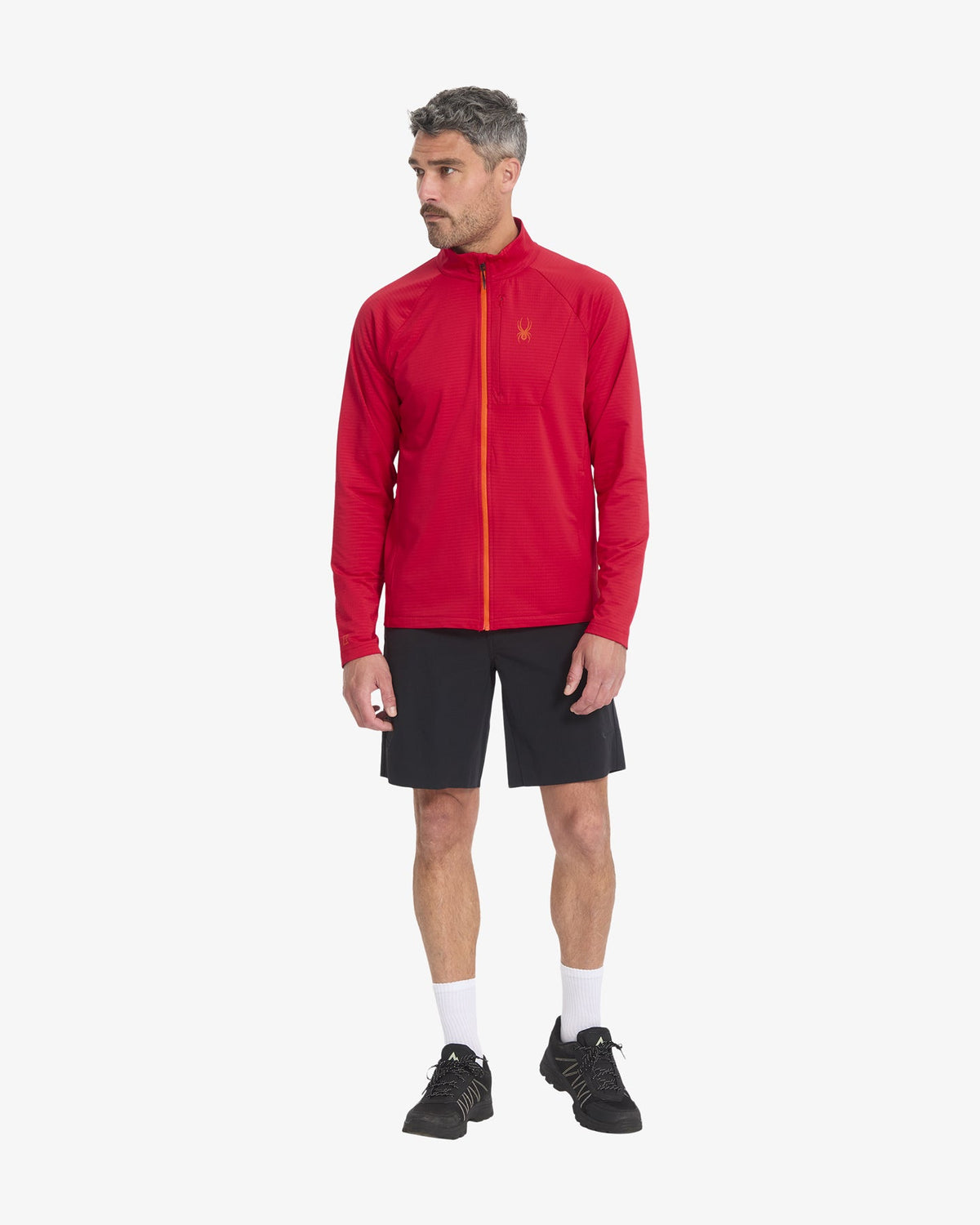 Men's GridWeb™ Fleece - Spyder Red | Spyder Jackets|Midlayers