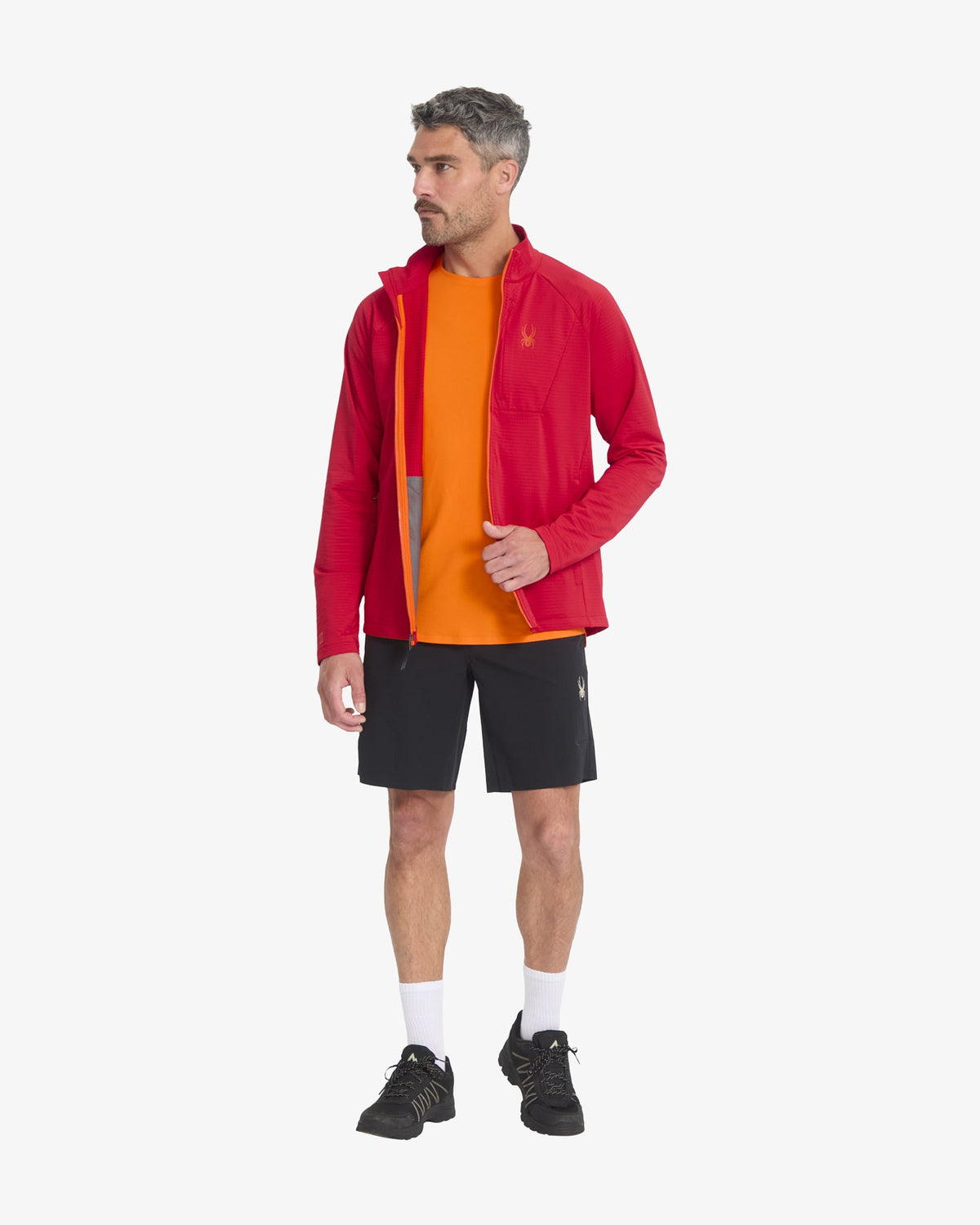 Men's GridWeb™ Fleece - Spyder Red | Spyder Jackets|Midlayers