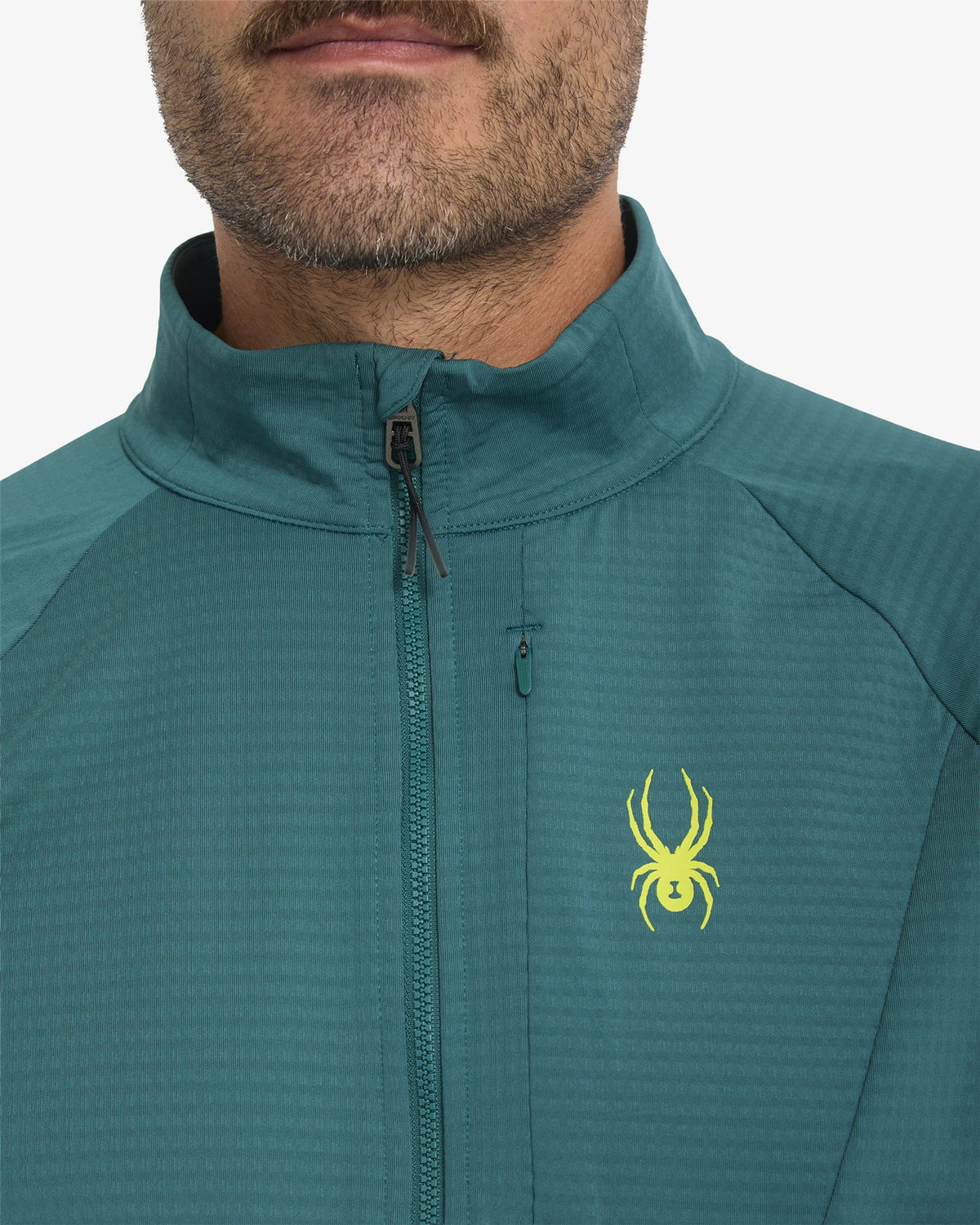 Men's GridWeb™ Fleece - Petrol | Spyder Jackets|Midlayers