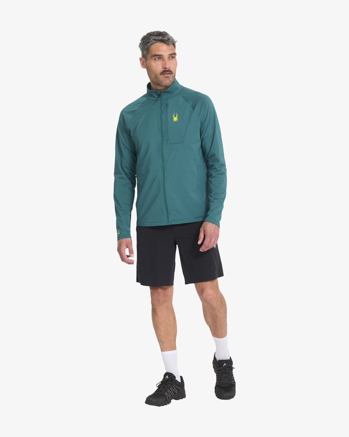 Men's GridWeb™ Fleece - Petrol | Spyder Jackets|Midlayers