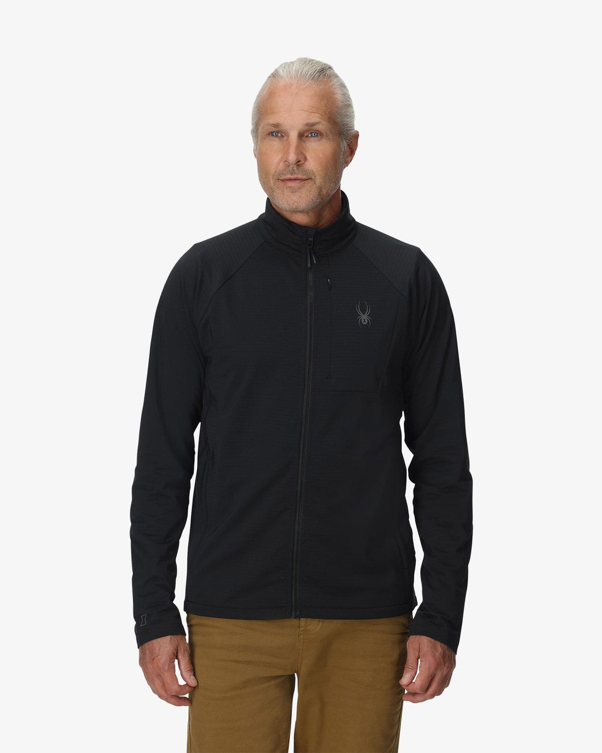 Men's Gridweb™ Fleece - Black | Spyder Jackets|Midlayers