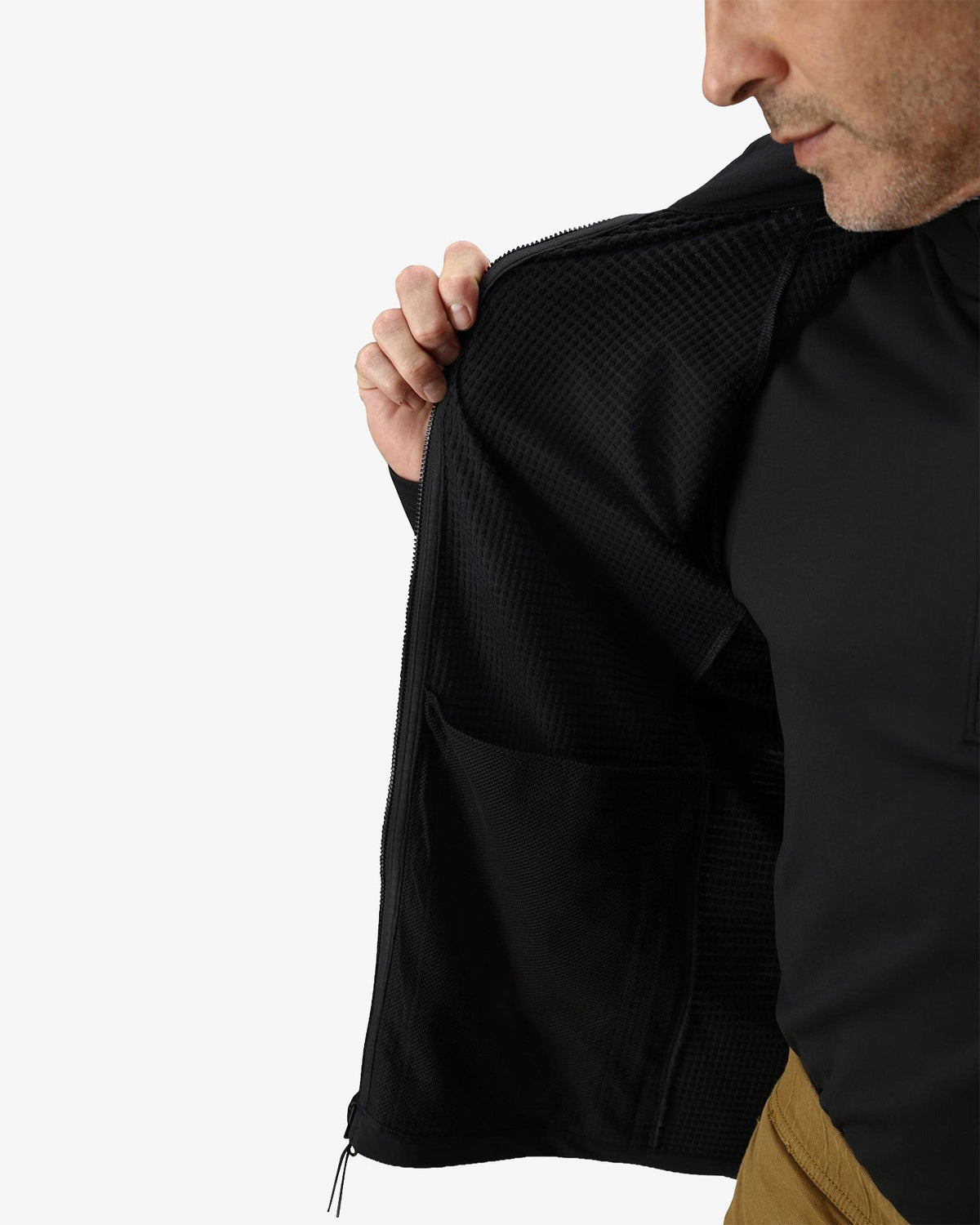 Men's Gridweb™ Fleece - Black | Spyder Jackets|Midlayers