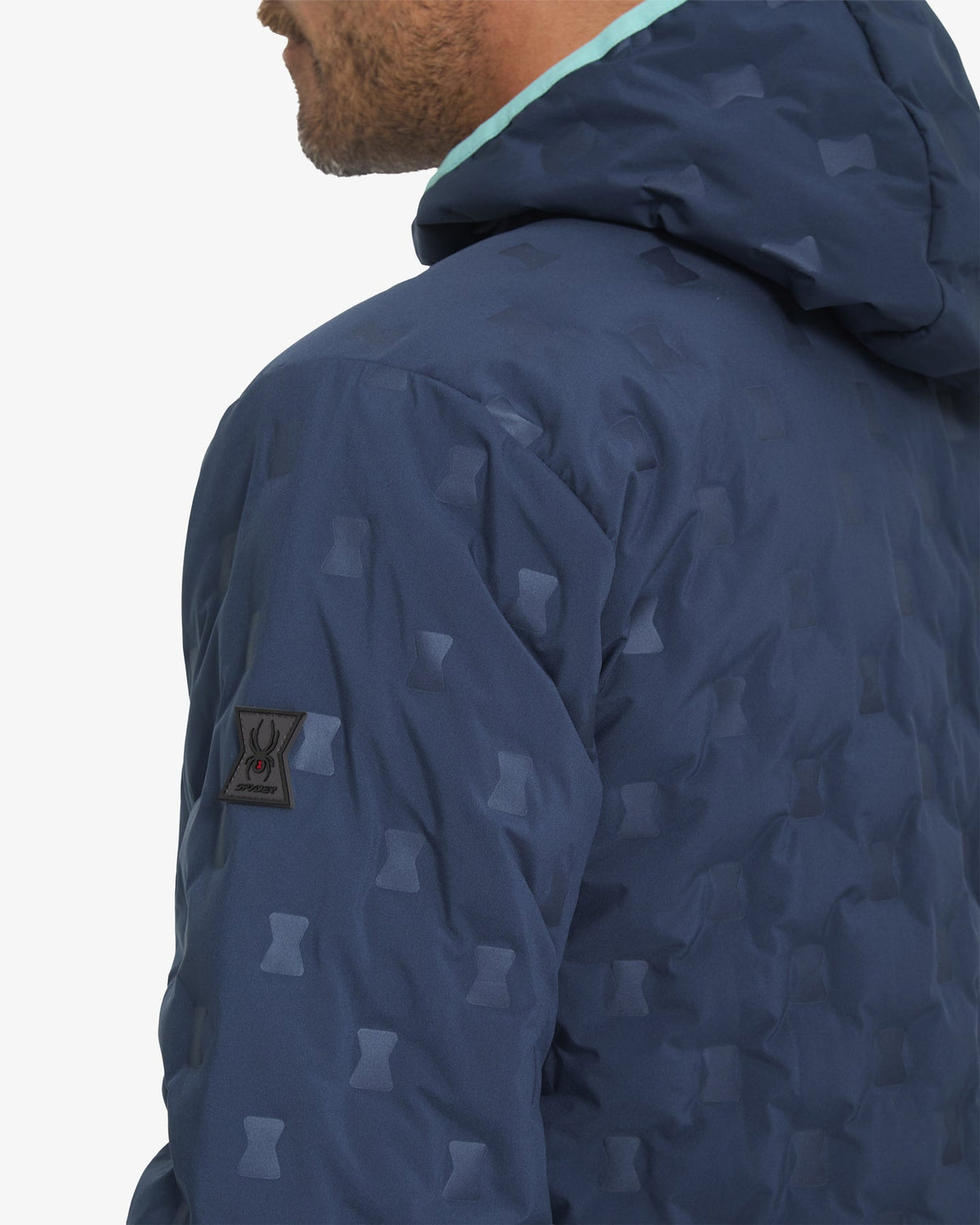Men's Zenith Hooded Down Jacket - True Navy | Spyder Jackets