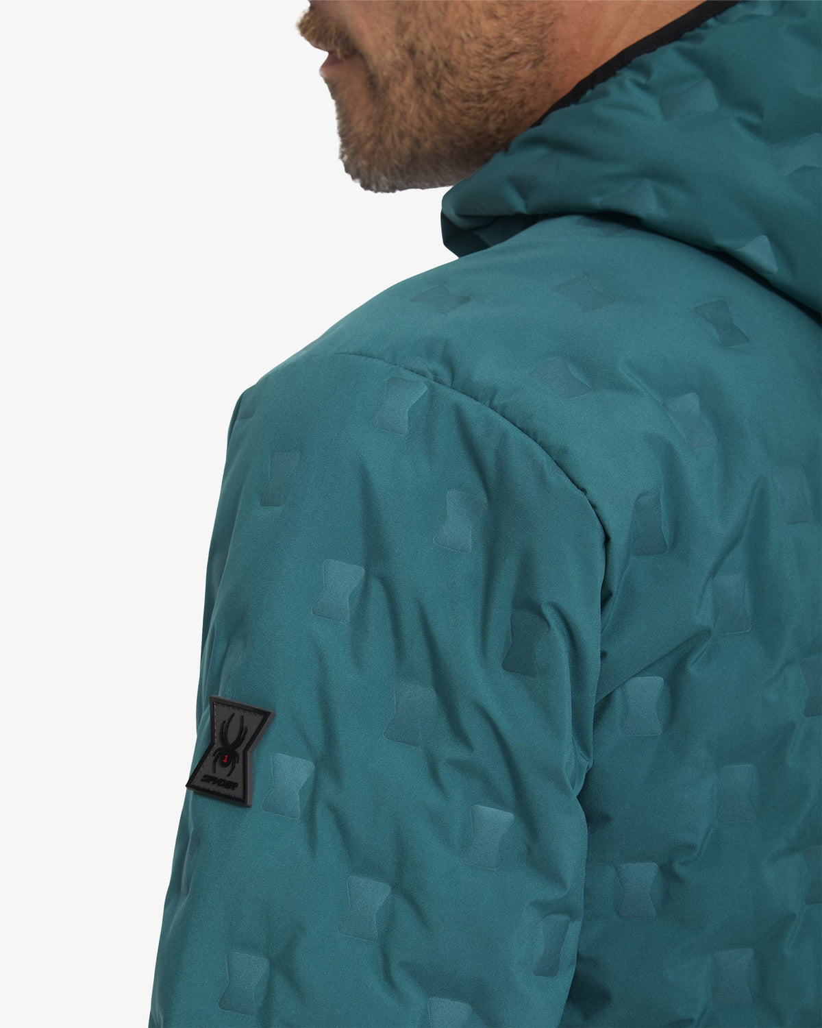 Men's Zenith Hooded Down Jacket - Petrol | Spyder Jackets