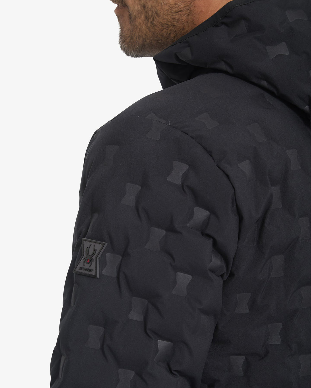 Men's Zenith Hooded Down Jacket - Black | Spyder Jackets