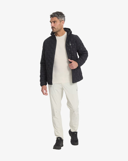 Men's Zenith Hooded Down Jacket - Black | Spyder Jackets