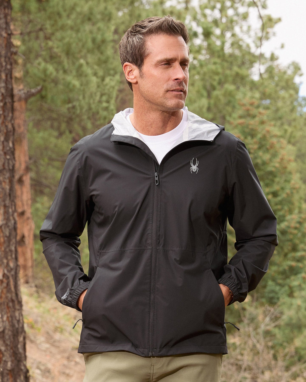 Men's Spring Showers Jacket - Black | Spyder Jackets