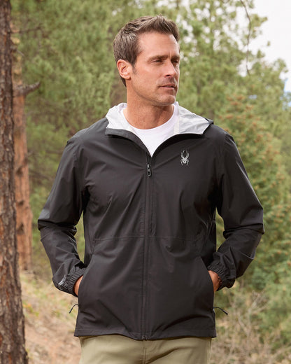 Men's Spring Showers Jacket - Black | Spyder Jackets