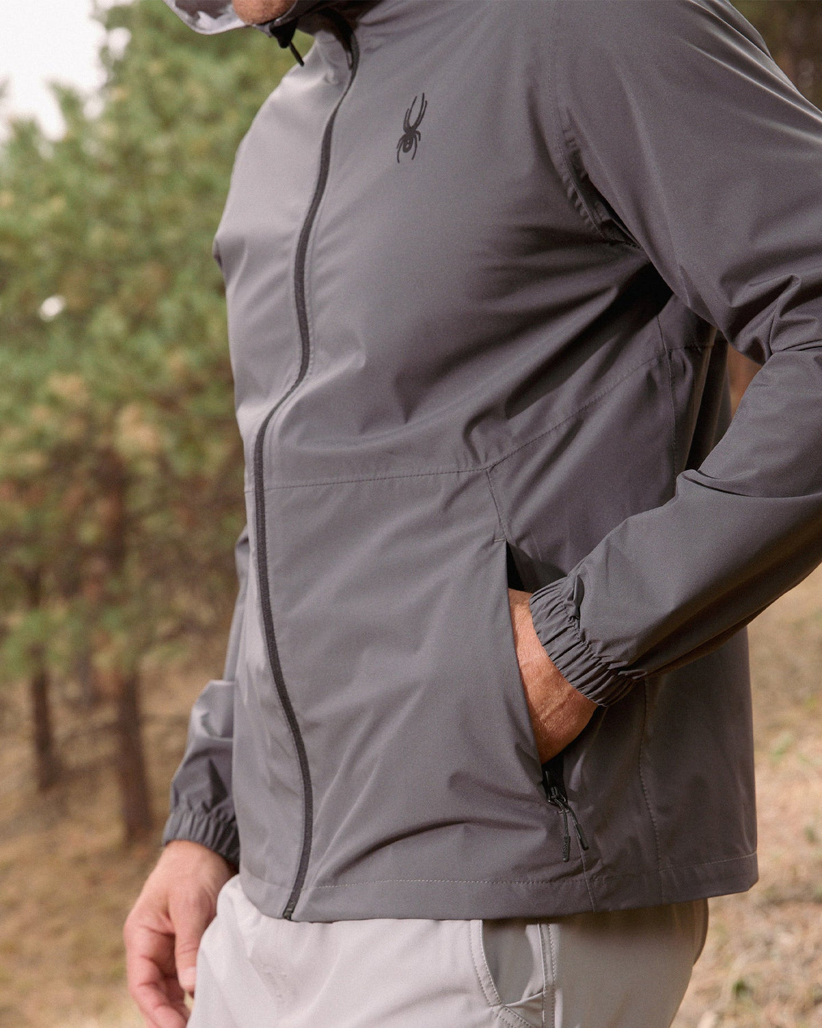 Men's Spring Showers Jacket - Polar | Spyder Jackets