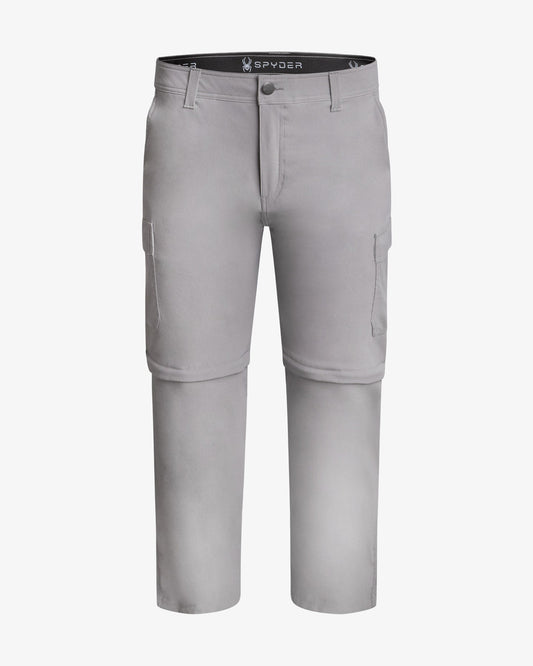 Men's Atmosphere Convertible Cargo Pant - Smoke Gray | Spyder Shorts & Pants