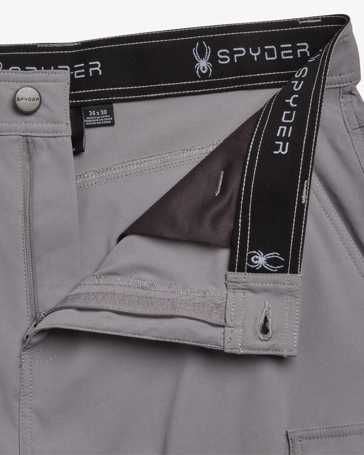 Men's Atmosphere Convertible Cargo Pant - Smoke Gray | Spyder Shorts & Pants