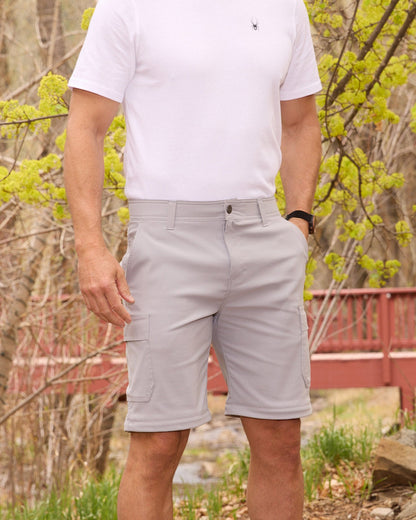 Men's Atmosphere Convertible Cargo Pant - Smoke Gray | Spyder Shorts & Pants