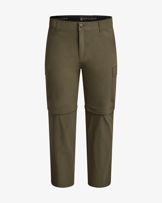 Men's Atmosphere Convertible Cargo Pant - Olive | Spyder Shorts & Pants