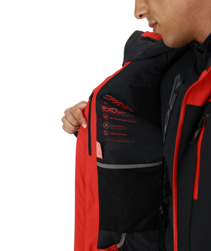 Men's Chambers Jacket - Black | Spyder Insulated