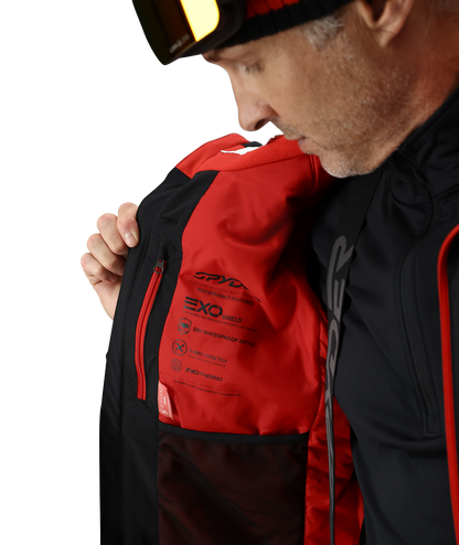 Men's Chambers Jacket - Black | Spyder Insulated