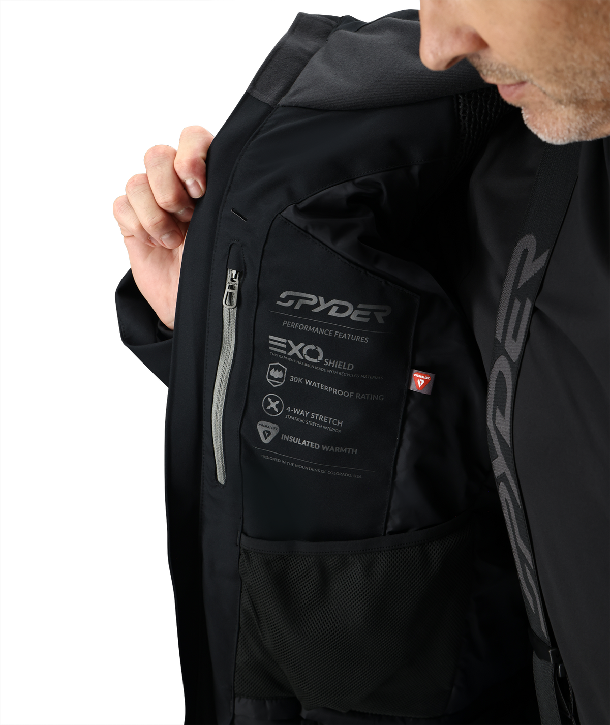 Men's Leader Jacket - Black | Spyder Insulated