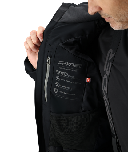 Men's Leader Jacket - Black | Spyder Insulated