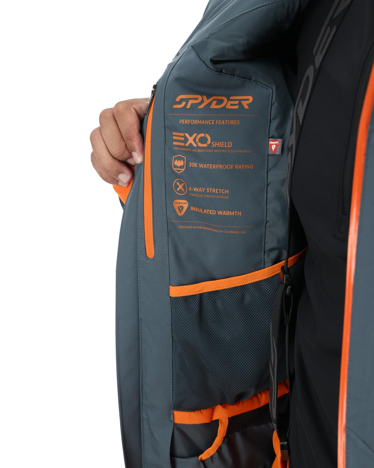 Men's Leader Jacket - Slate Blue | Spyder Insulated