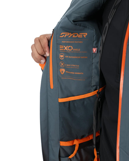 Men's Leader Jacket - Slate Blue | Spyder Insulated