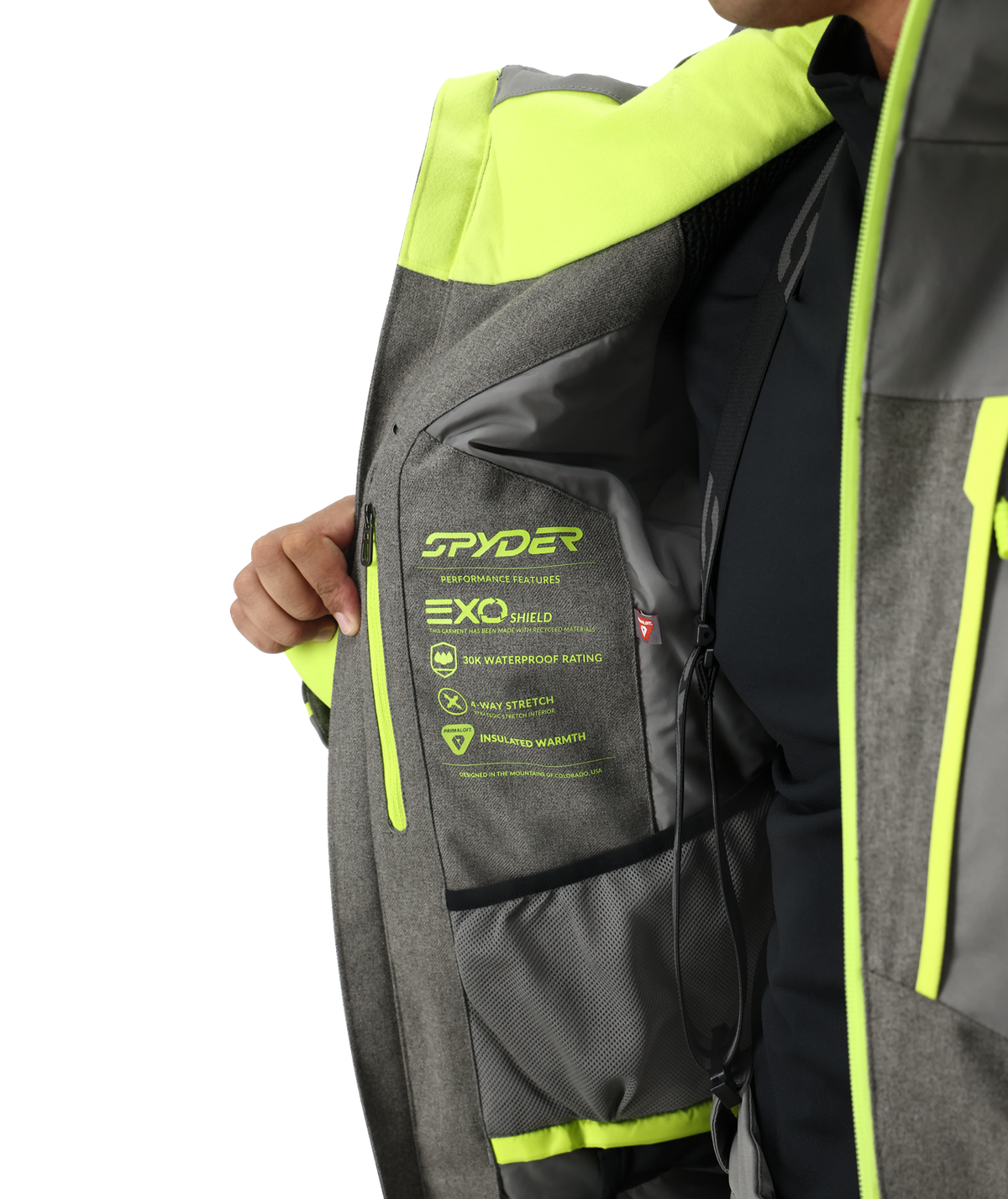 Men's Leader Jacket - Storm | Spyder Insulated