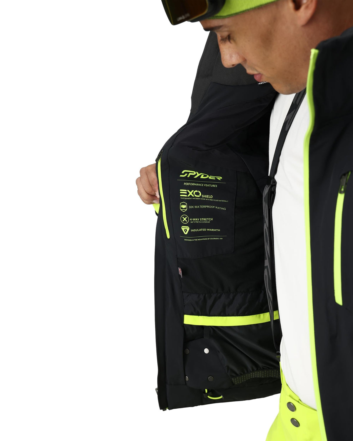 Men's Alyeska Jacket - Black | Spyder Insulated