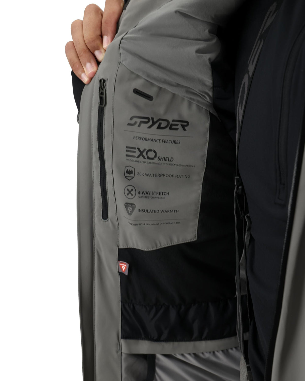 Men's Alyeska Jacket - Storm | Spyder Insulated