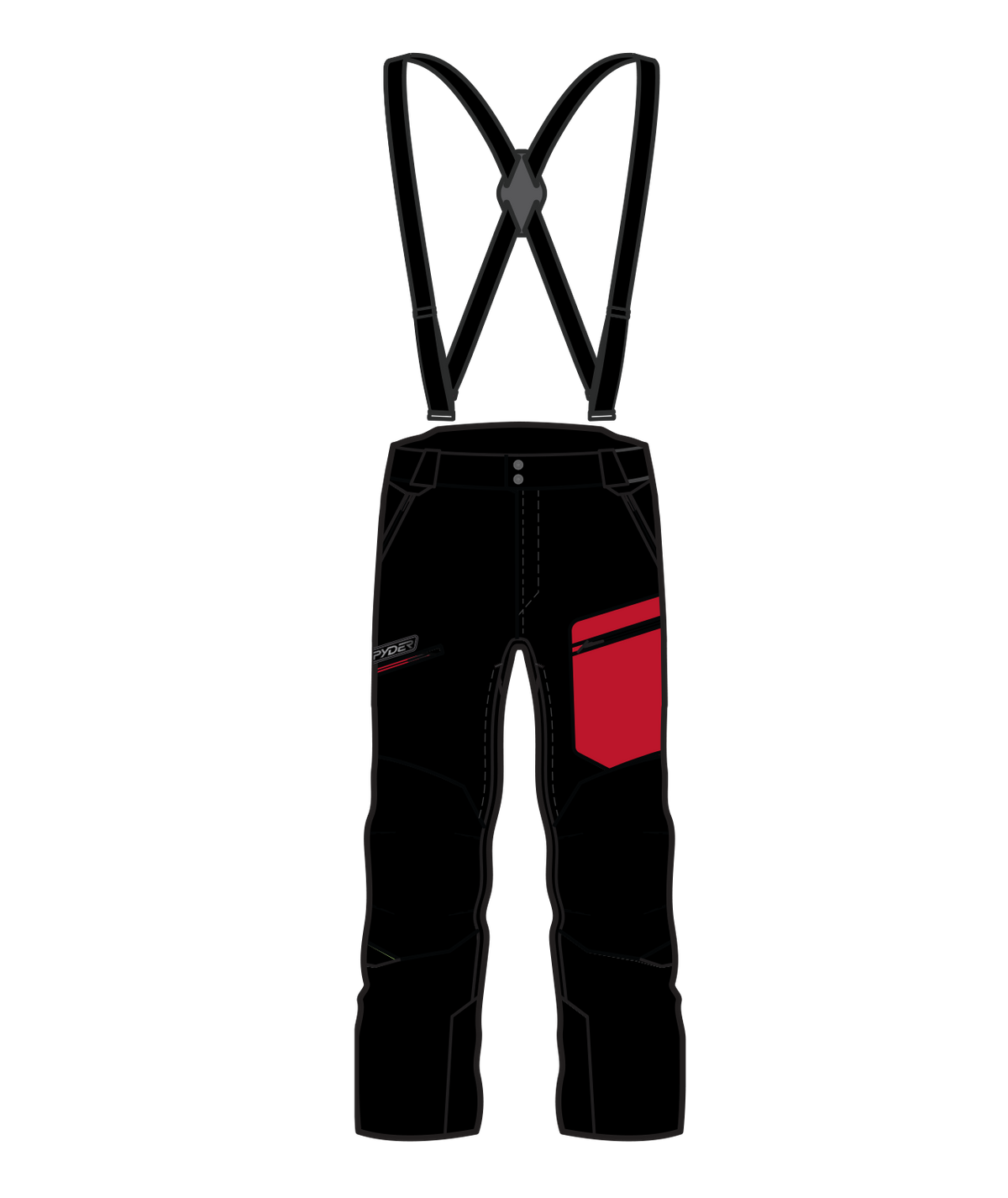 Men's Propulsion Pants - Black | Spyder Insulated