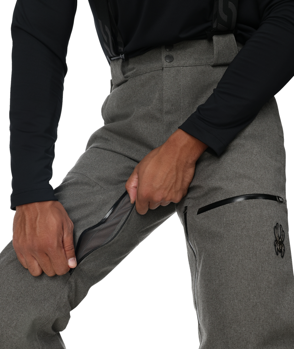 Men's Dare Pants - Storm Melange | Spyder Insulated