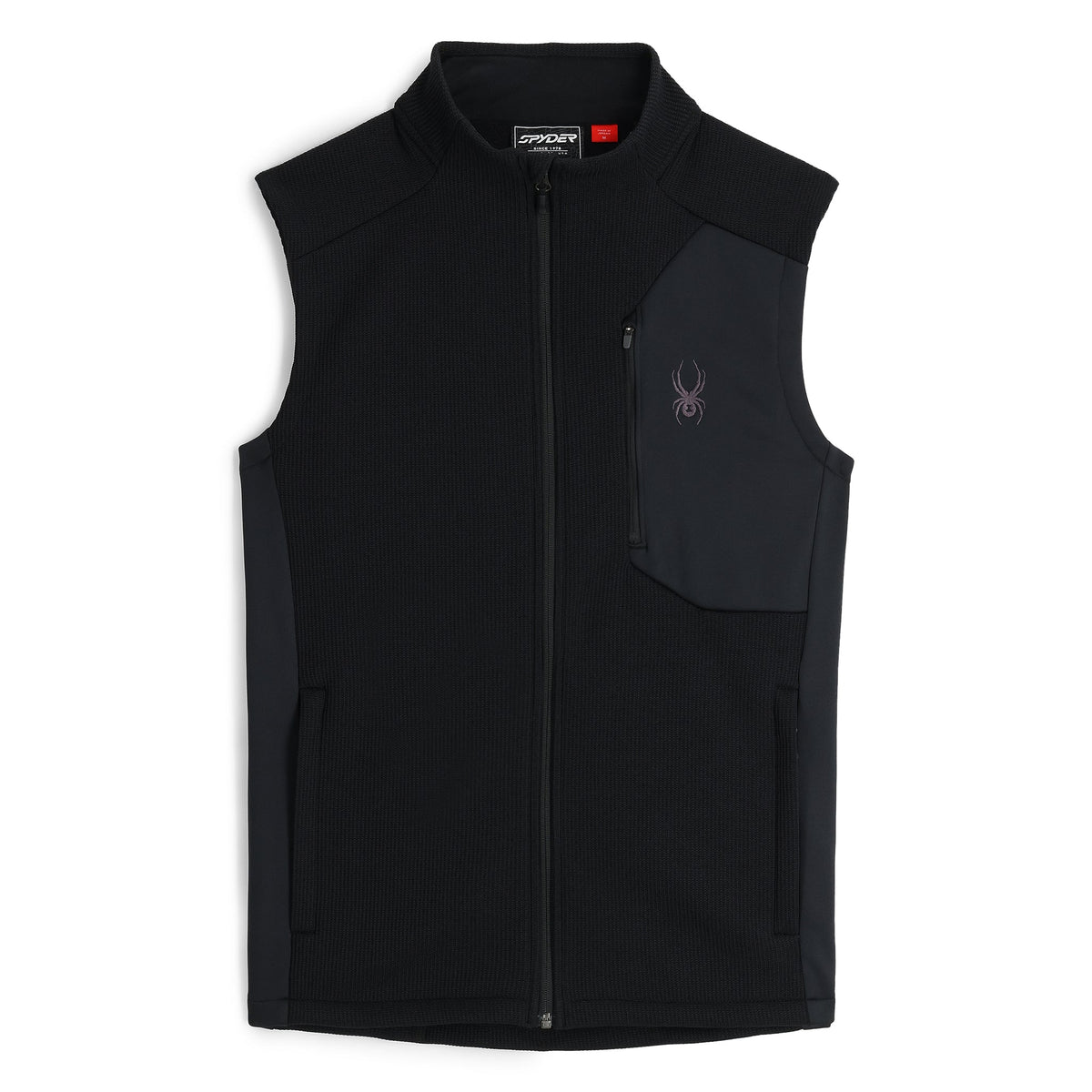 Mens Bandit Vest - Black | Spyder Vests|Midlayers